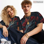 Traditional Chinese Dragon Graphic 3D Pattern Printed Casual Unisex T-Shirt Top