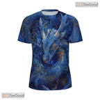 Mythical Eastern Dragon Graphic 3D Pattern Printed Casual Unisex Tee Shirt Styles