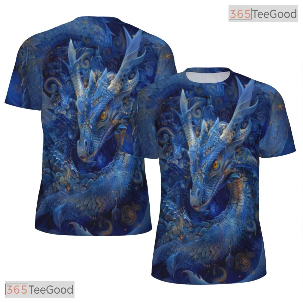 Mythical Eastern Dragon Graphic 3D Pattern Printed Casual Unisex Tee Shirt Styles