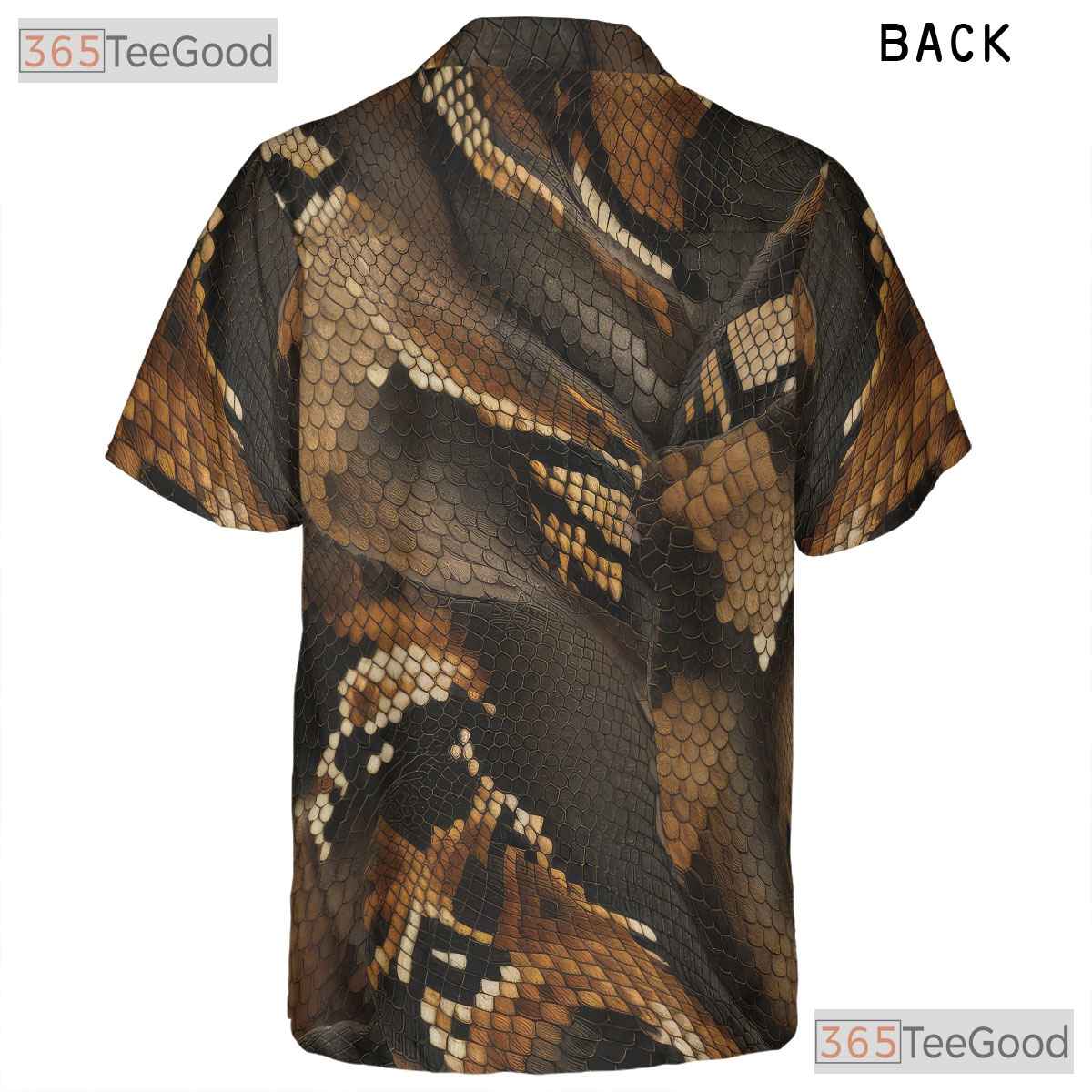 Luxury Python Snake Skin Hawaiian Shirt Unisex Reptile Aloha Beachwear