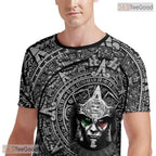 Metallic Grey Adult Novelty Funny Graphic 3D Printed Casual Unisex Tee Shirt