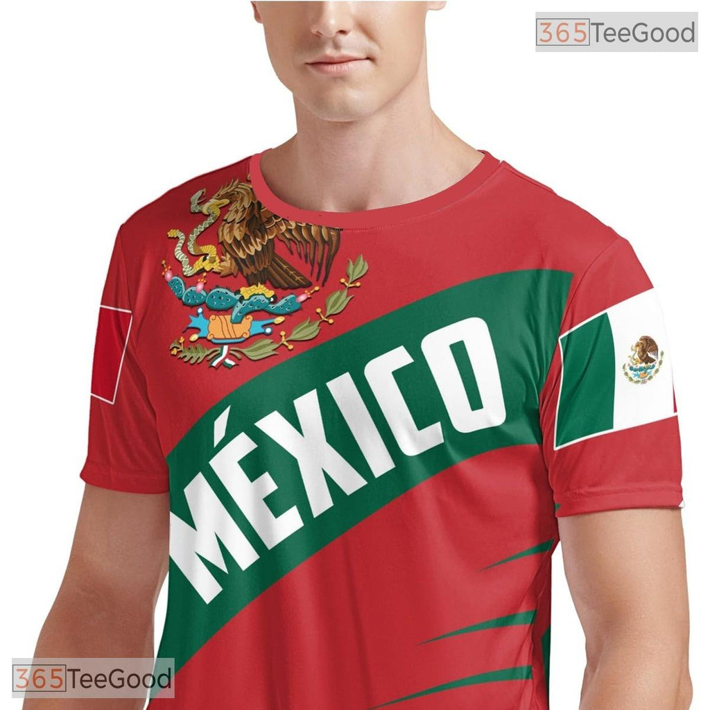 Metallic Red Funny Adult Novelty Graphic 3D Printed Casual Unisex Tee Shirt