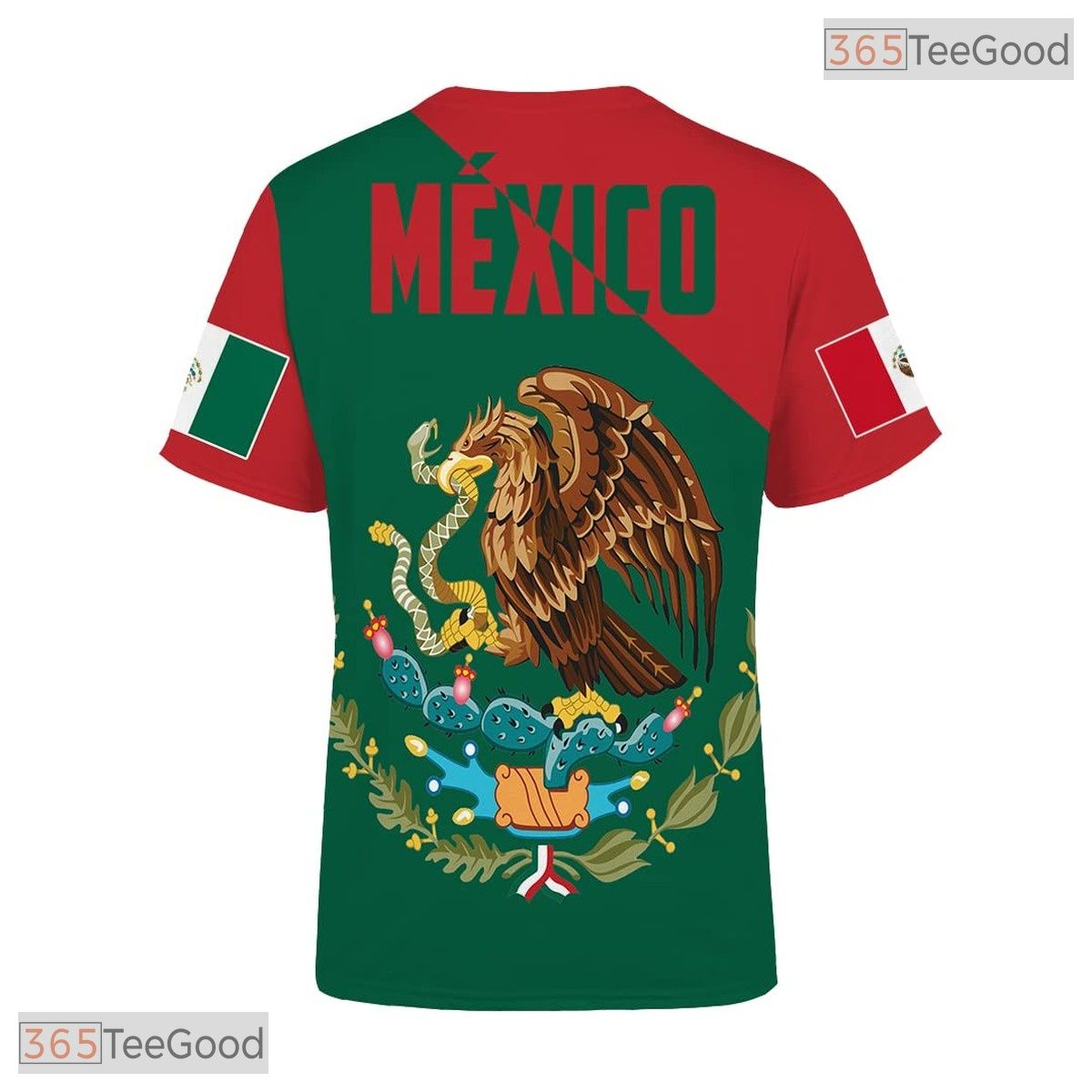 Metallic Red Funny Adult Novelty Graphic 3D Printed Casual Unisex Tee Shirt