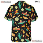 Mexican Fiesta Cactus Sombrero Pinata Party Hawaiian Shirt Unisex Outfit Top