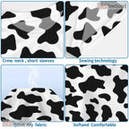 Abstract Liquid Milk Lines Pattern Art 3D Printed Casual Unisex T-Shirt Tops