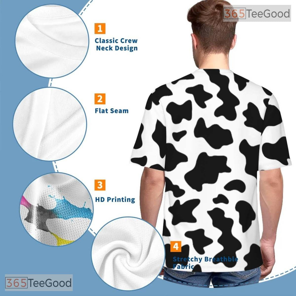 Abstract Liquid Milk Lines Pattern Art 3D Printed Casual Unisex T-Shirt Tops
