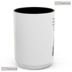 Sarcastic Pop Culture Quote Mug - Black And White Comedic Television Ceramic Accent Mug