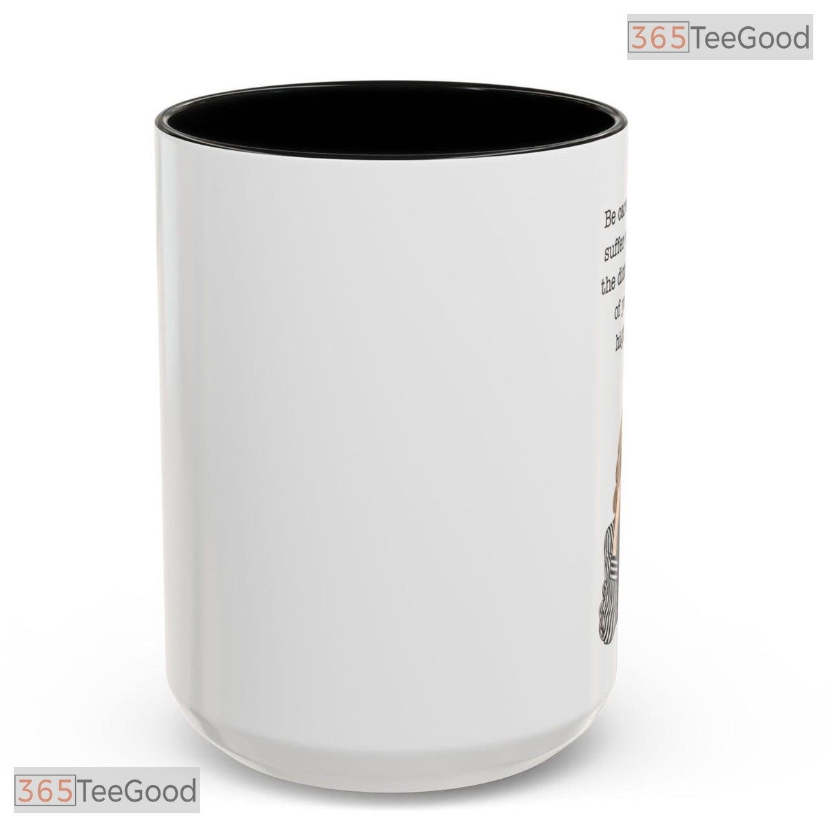 Sarcastic Pop Culture Quote Mug - Black And White Comedic Television Ceramic Accent Mug