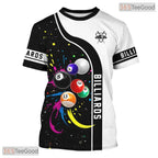 Multicolor Sports Jersey Pattern 3D Graphic Printed Short Sleeve Unisex Tee Shirt