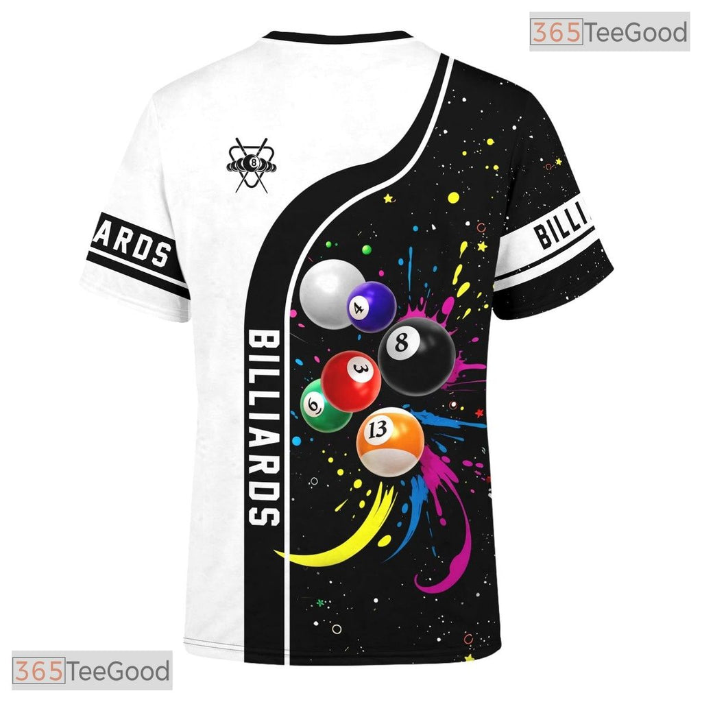 Multicolor Sports Jersey Pattern 3D Graphic Printed Short Sleeve Unisex Tee Shirt