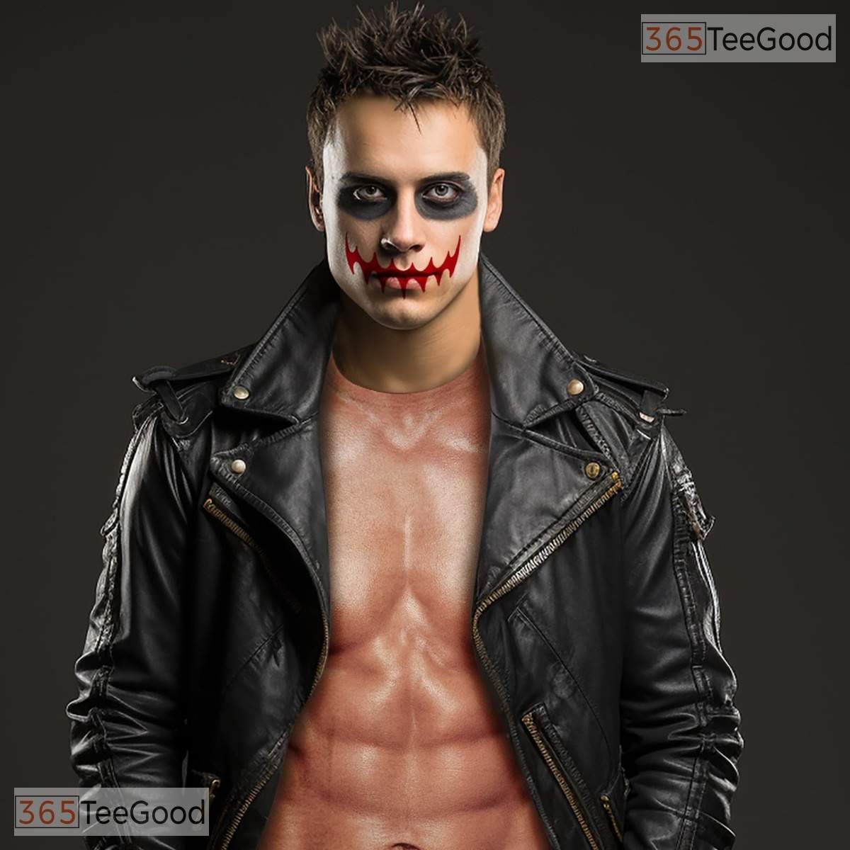 Realistic Fake Abs Muscle Chest Costume Novelty 3D Printed Casual Unisex Tee