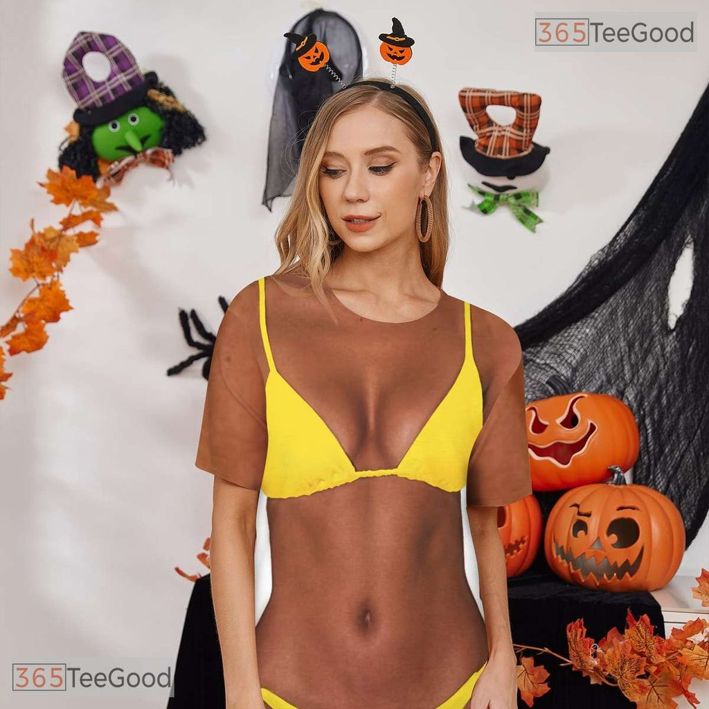 Shredded Fake Abs Muscle Chest Costume 3D Printed Casual Unisex Tee Shirt Tops