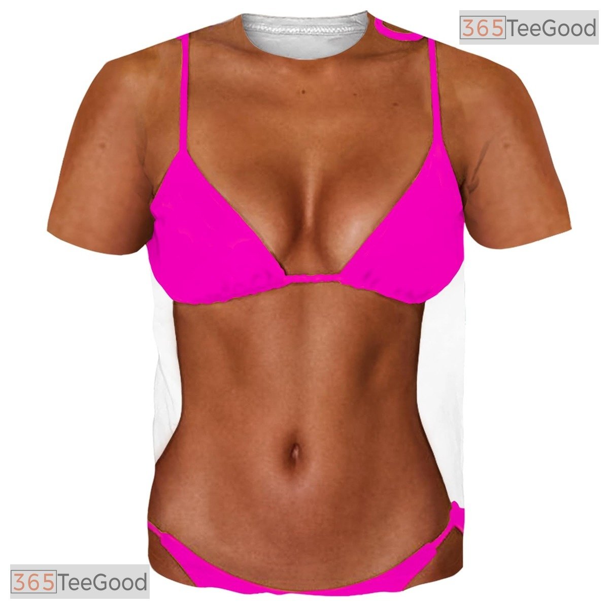 Shredded Fake Abs Muscle Chest Costume 3D Printed Novelty Unisex Tee Shirt Top