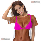 Shredded Fake Abs Muscle Chest Costume 3D Printed Novelty Unisex Tee Shirt Top