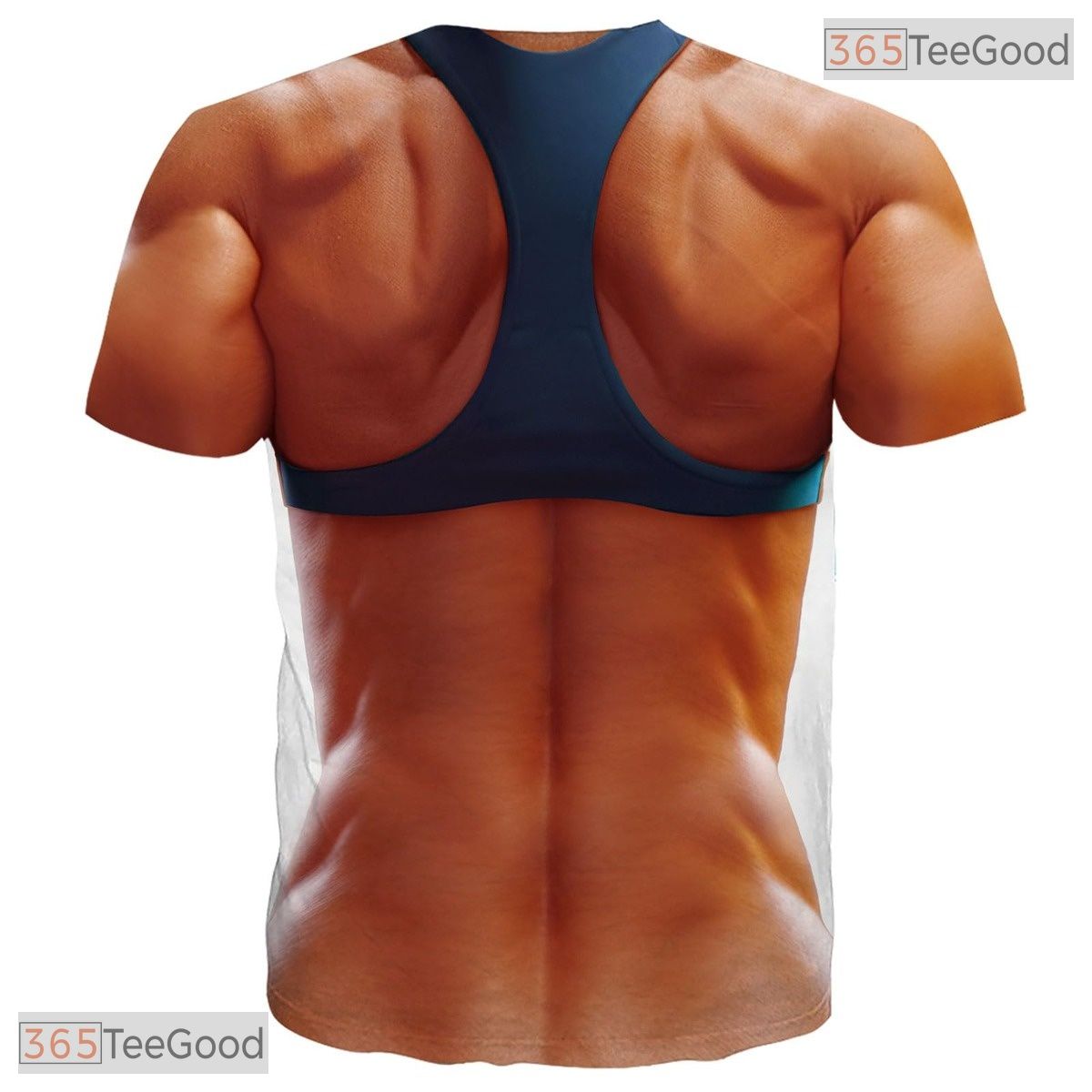 Realistic Muscle Chest Fake Abs Costume 3D Printed Novelty Unisex Tee Shirt Top