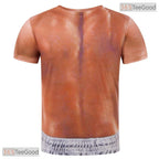 Funny Hairy Chest Muscle Costume Novelty 3D Printed Casual Unisex Tee Shirts