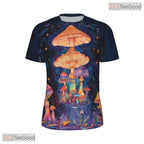 Magical Mushroom Nature Graphic 3D Pattern Printed Casual Unisex T-Shirt Styles