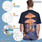 Magical Mushroom Nature Graphic 3D Pattern Printed Casual Unisex T-Shirt Styles