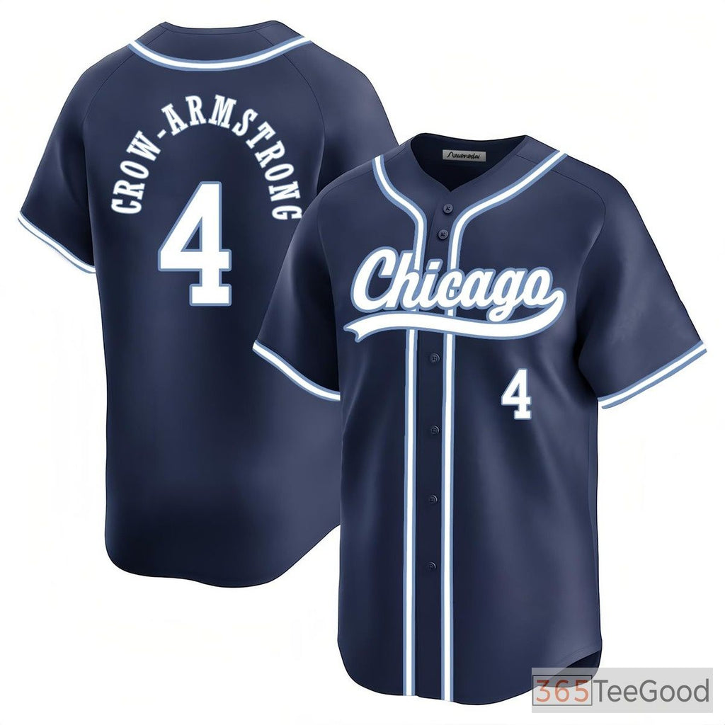 Navy Baseball Jersey Tee for Men & Women - Stitched for a Customizable Fit & Feel