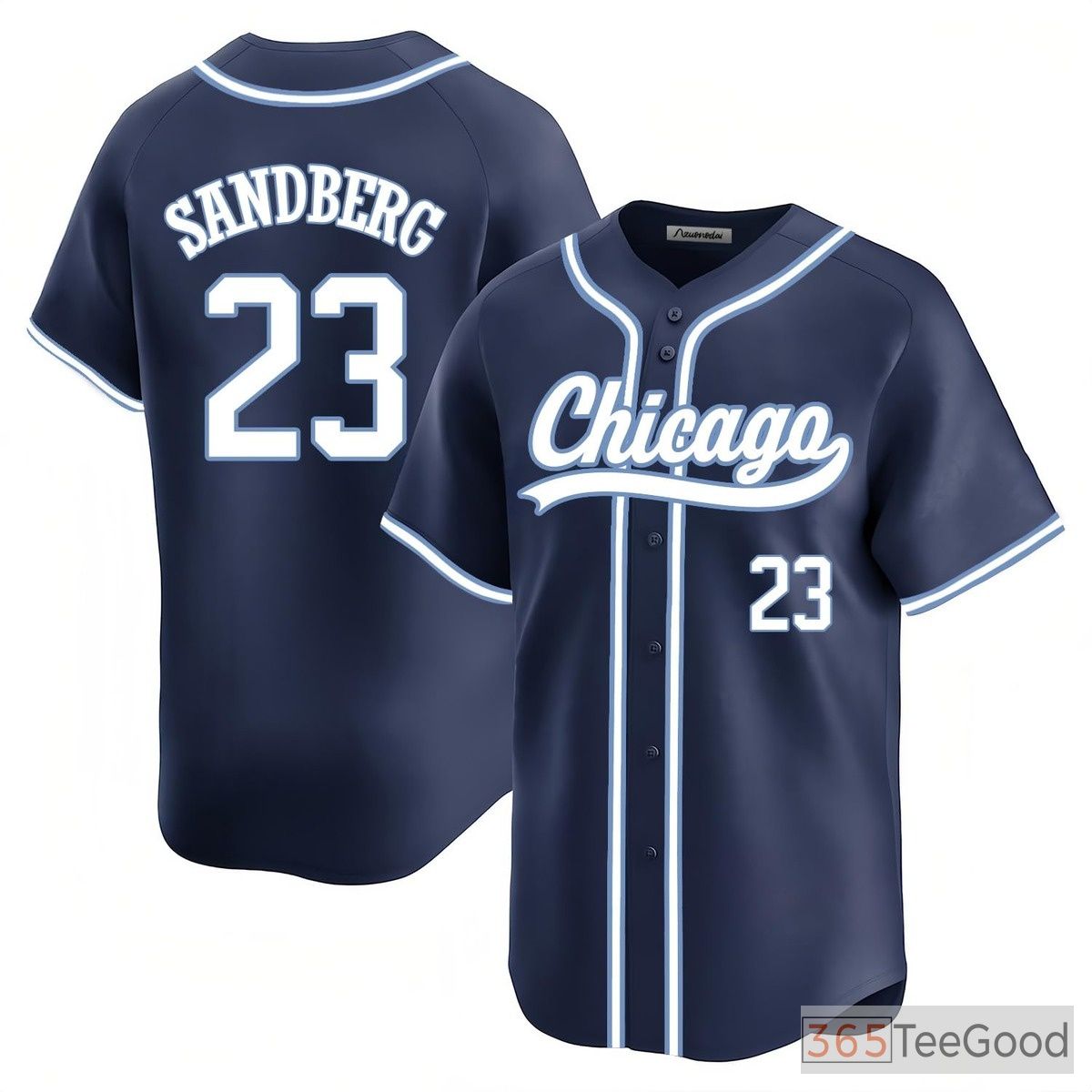 Navy Baseball Jersey Tee for Men & Women, Customize Your Name, Number, or Logo