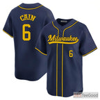 Navy Baseball Jersey Tee for Men & Women - Design Your Custom Name, Number, Logo