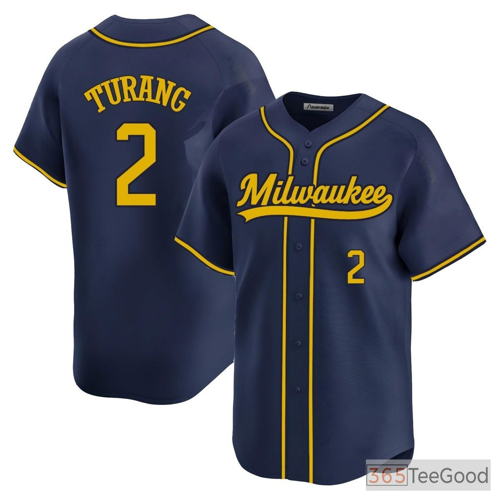 Navy Custom Embroidered Baseball Jersey Tee for Men & Women - Add Your Name & Number