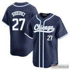 Navy-Baseball Jersey Tee for Men & Women - Stitched Custom Player & Team Apparel