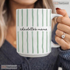 Personalized New Mom Name Future Parent Mother's Day Gift Colorful Ceramic Accent Mug