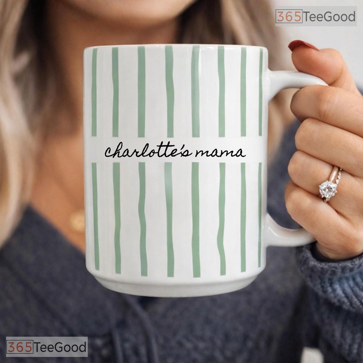 Personalized New Mom Name Future Parent Mother's Day Gift Colorful Ceramic Accent Mug