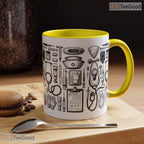 Nurse Medical Theme Accent Mug - Healthcare Professional Appreciation Ceramic Coffee Cup
