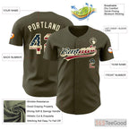 Olive Green Baseball Jersey Tee for Men & Women - Design Your Own Unique Style