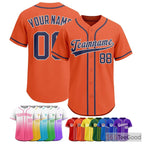 Orange Baseball Jersey Tee for Men & Women - A Versatile Canvas for Your Custom Style