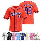 Orange Baseball Jersey Tee for Men & Women – A Premium Option for Team & Fan Wear