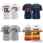 Orange Gold Custom Baseball Jersey Tee Personalized Printed Stitched Team Name Number for Men Women