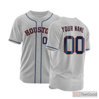Orange Gold Custom Baseball Jersey Tee Personalized Printed Stitched Team Name Number for Men Women