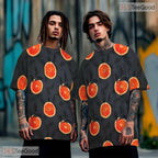 Fresh Citrus Orange Slices Fruit Pattern 3D Printed Casual Unisex Tee Shirts