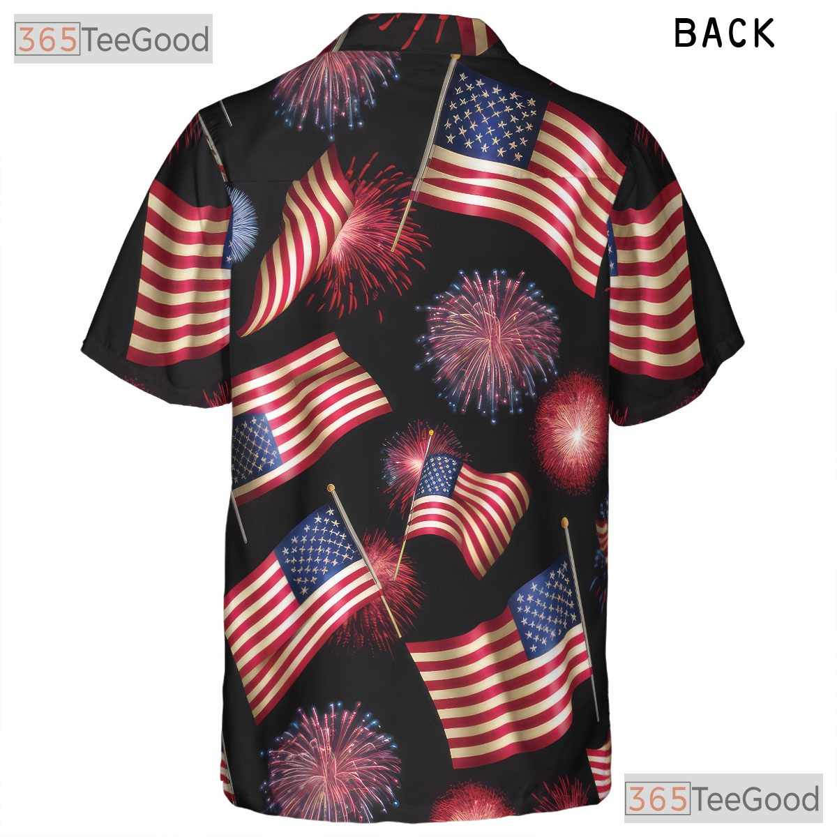 Patriotic USA Flag Fourth Of July Aloha Hawaiian Shirt Men Women Party Outfit