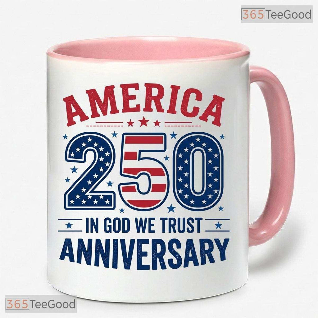Patriotic Veteran 250th Anniversary Mug - Commemorative 1776-2026 Ceramic Accent Mug