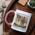 Personalized Descendant of a Patriot Mug - United States 250th Anniversary Accent Mug