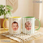 Personalized Baby Face Photo Mug - Custom Mama New Parent Gift Ceramic Accent Mug