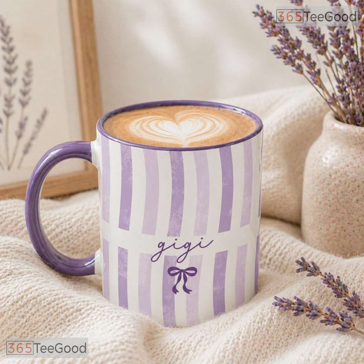 Custom Gigi Grandma Mother's Day Gift From Grandkids Colorful Ceramic Accent Coffee Mug