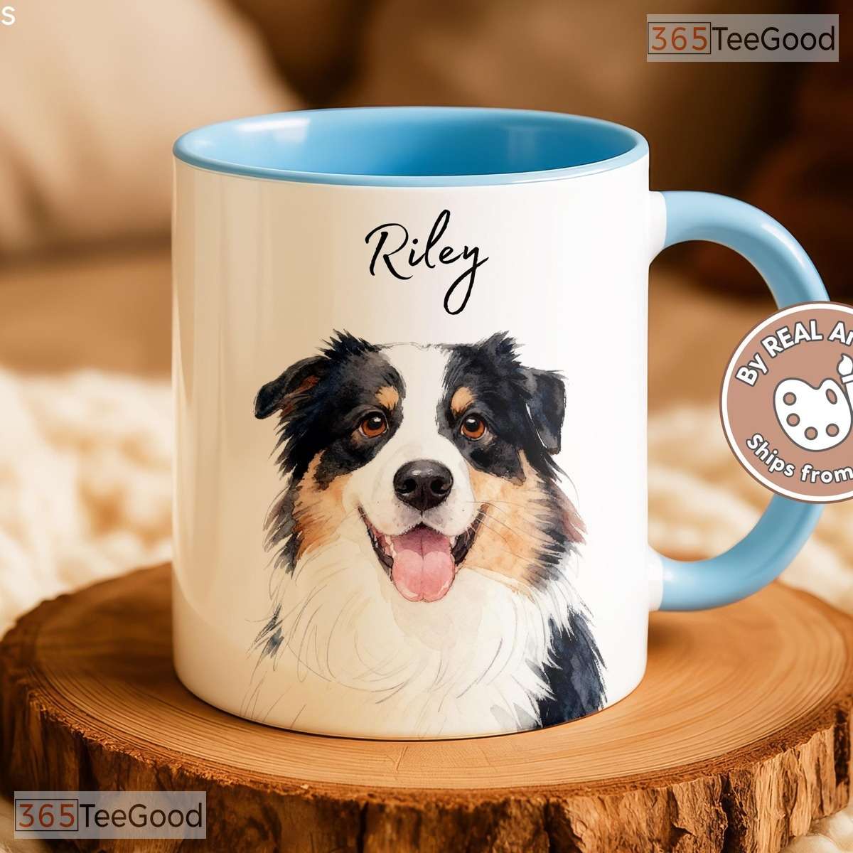 Personalized Pet Photo Mug with Name - Custom Dog Mom Keepsake Ceramic Accent Mug