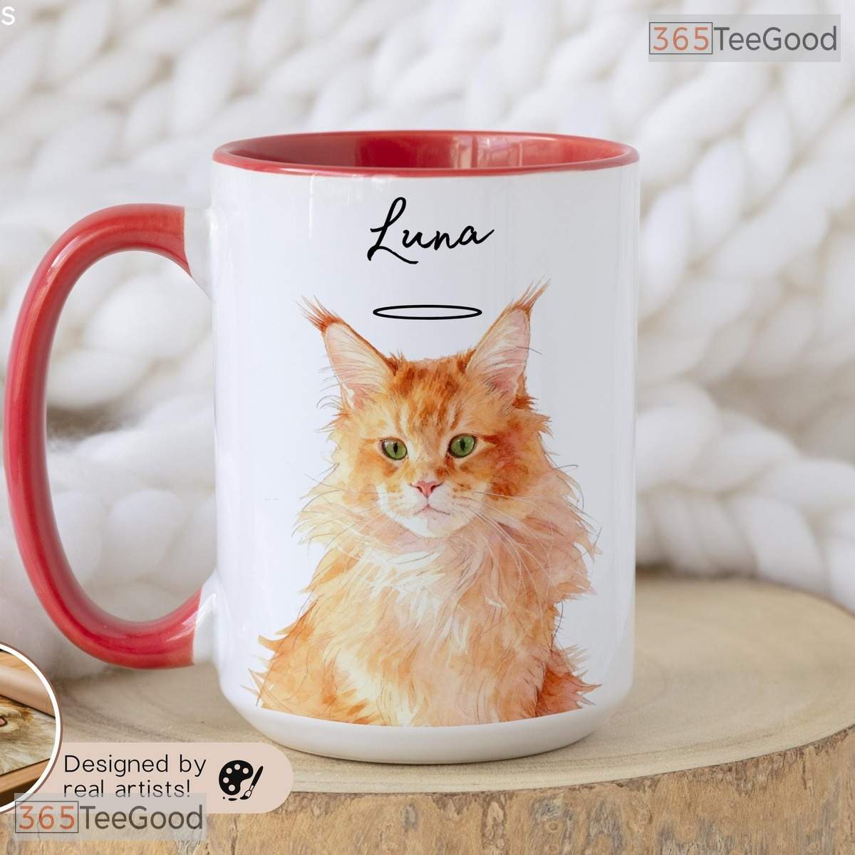 Personalized Pet Photo Mug with Name - Custom Dog Mom Keepsake Ceramic Accent Mug