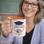 Personalized Teacher Name Appreciation Gift For Educators Two Tone Ceramic Accent Mug