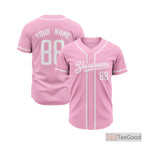 Pink Baseball Jersey Tee for Men & Women - A Bright Canvas for Custom Designs