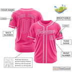Pink Baseball Jersey Tee for Men & Women - Personalize Your Player & Team Details
