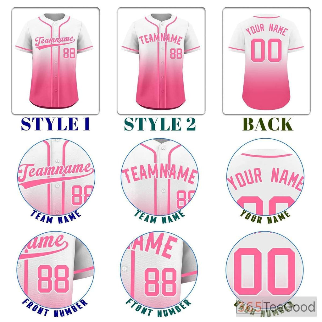 Pink Baseball Jersey Tee for Men & Women - A vibrant base for personalized apparel
