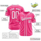 Pink Baseball Jersey Tee for Men & Women – Your Custom Name, Number & Team Look