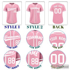 Pink Baseball Jersey Tee for Men & Women - A Fresh Look for Sport & Leisure