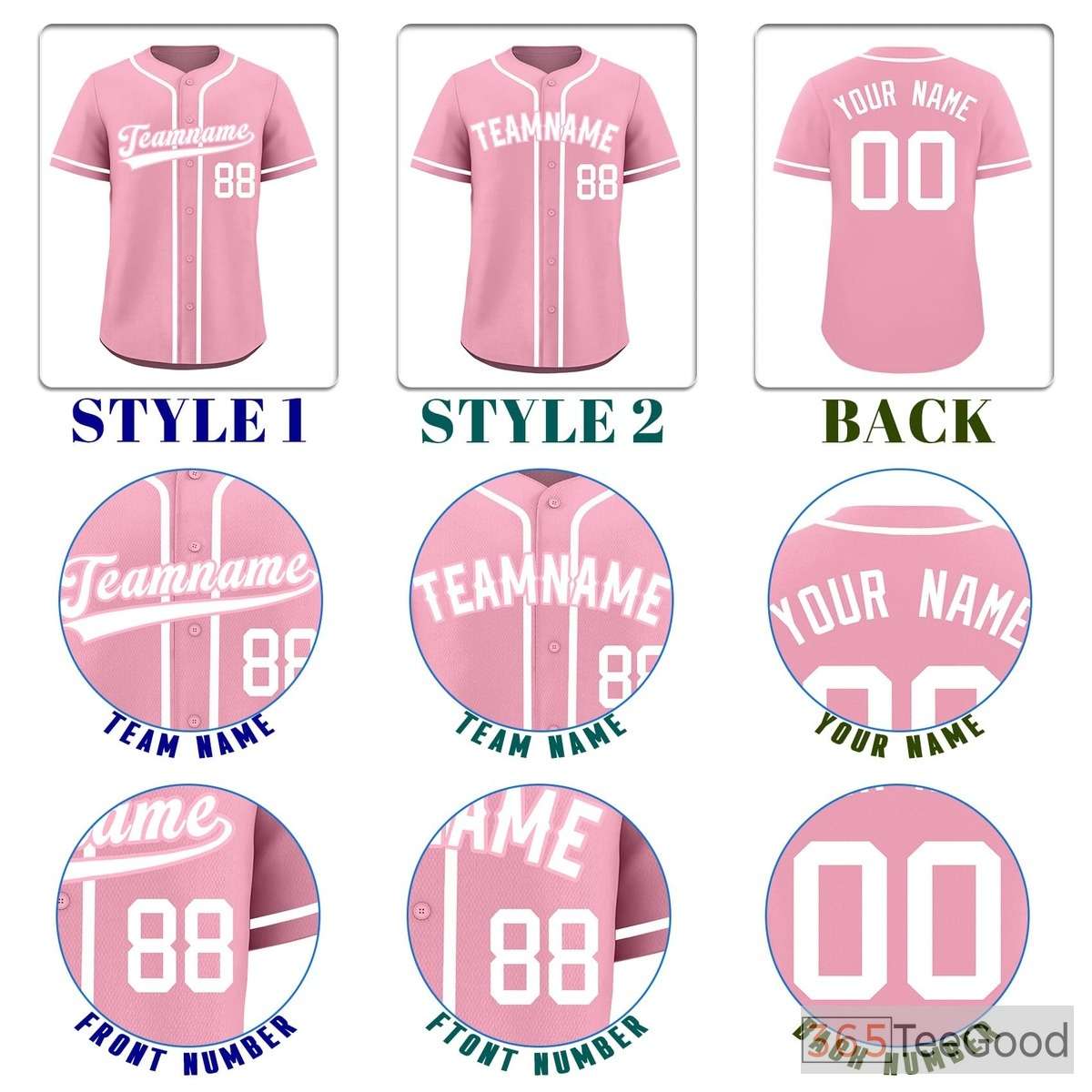 Pink Baseball Jersey Tee for Men & Women - A Fresh Look for Sport & Leisure